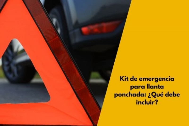 Kit de emergencia para llanta ponchada: ¿Qué debe incluir?